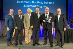 Bachman's Roofing Receives GAF's Prestigious 2018 President's Club Award