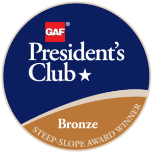 Affordable Roofing Systems Receives GAF's Prestigious 2018 President's Club Award