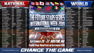 PROGRAM 15 Confirms National and World Team Rosters For 2019 New Balance Baseball Future Stars Series International Week