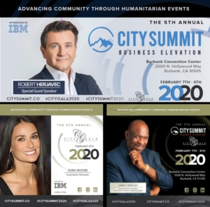 Dr. James Dentley, A Founding Member, A Proud Sponsor, Speaker & Legacy Award Recipient Of The City Summit & Gala Announces The 2020 City Summit & Gala Event On February 7th - 9th In Burbank Calf.