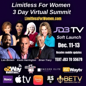Dr. James Dentley & Eric Zuley Will Host The Powerful & Impactful Limitless For Women Summit, Virtually Connecting Thousands Of Globally Leading Women - Dec.11-13, 2020